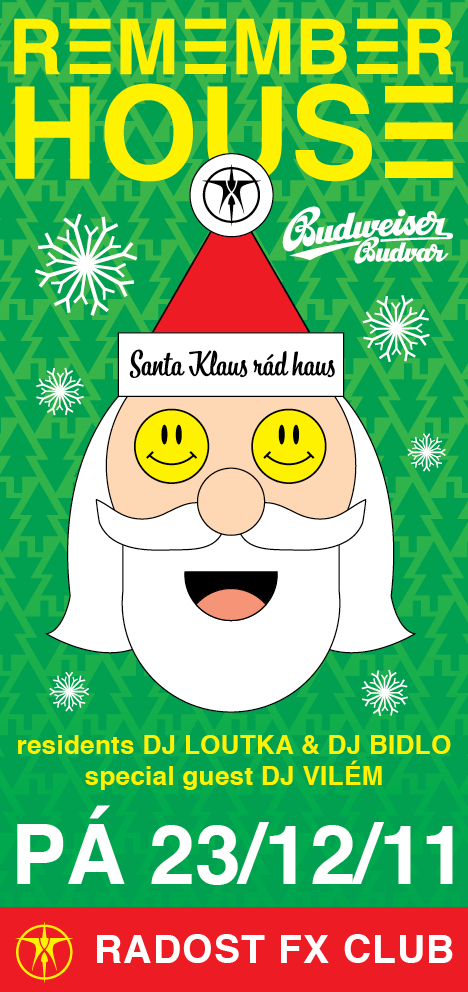 Vánoce slaví i čeští DJs, pořádají party v klubu Radost FX